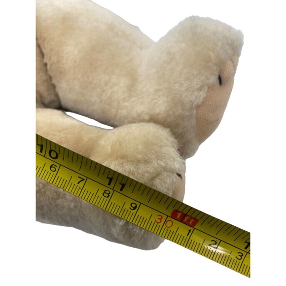 Plush Bride Teddy Bear 12" Wedding Outfit Jewelry Bouquet Posable Arms Legs VTG - Picture 7 of 9